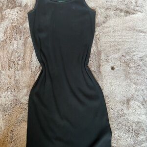 Ralph Lauren Black Halter Sheath Dress